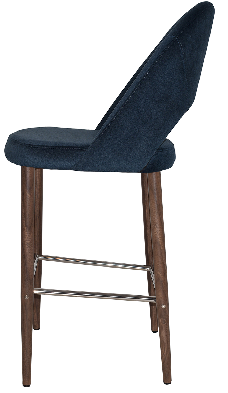 EZ STOOL CHEVRON 750 METAL LIGHT WALNUT