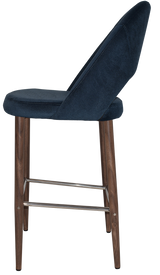 EZ STOOL CHEVRON 750 METAL LIGHT WALNUT