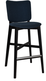 EZ STOOL DAKOTA UPH 2 BLACK - GRAVITY NAVY