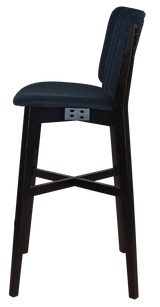EZ STOOL DAKOTA UPH 2 BLACK - GRAVITY NAVY