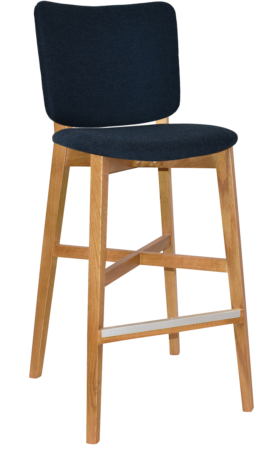 EZ STOOL DAKOTA UPH 2 LIGHTOAK - GRAVITY NAVY
