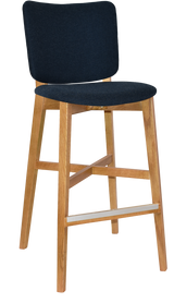 EZ STOOL DAKOTA UPH 2 LIGHTOAK - GRAVITY NAVY