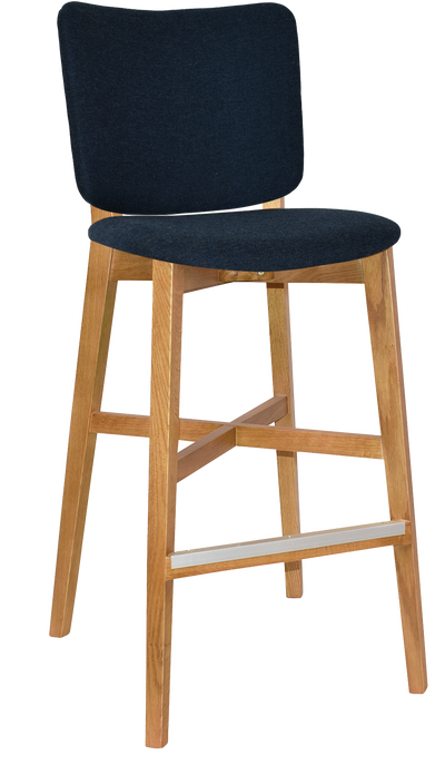 EZ STOOL DAKOTA UPH 2 LIGHTOAK - GRAVITY NAVY