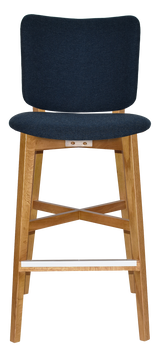 EZ STOOL DAKOTA UPH 2 LIGHTOAK - GRAVITY NAVY