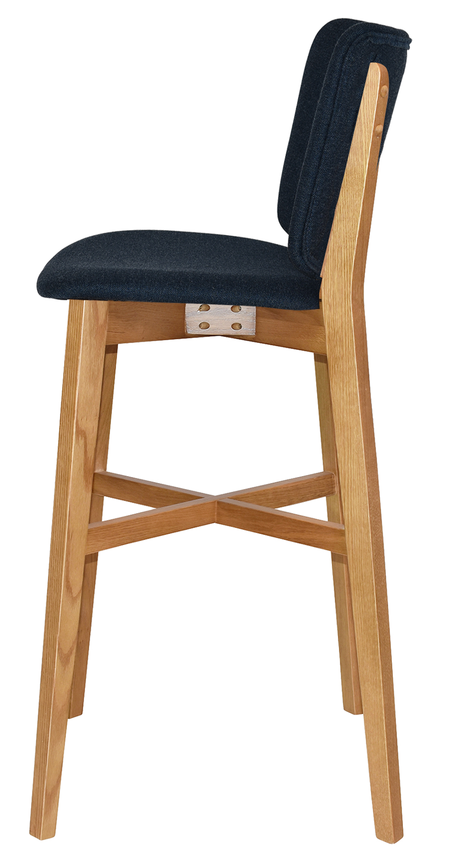 EZ STOOL DAKOTA UPH 2 LIGHTOAK - GRAVITY NAVY