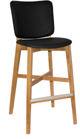 EZ STOOL DAKOTA UPH 2 LIGHTOAK - GRAVITY NAVY
