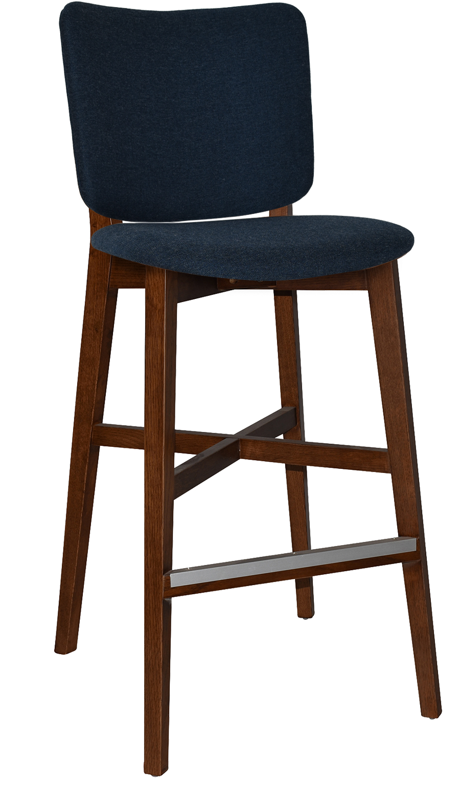 EZ STOOL DAKOTA UPH 2 LIGHTWALNUT - GRAVITY NAVY