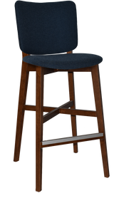 EZ STOOL DAKOTA UPH 2 LIGHTWALNUT - GRAVITY NAVY