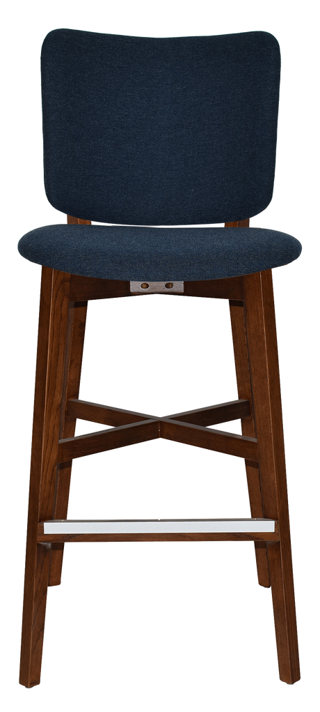 EZ STOOL DAKOTA UPH 2 LIGHTWALNUT - GRAVITY NAVY