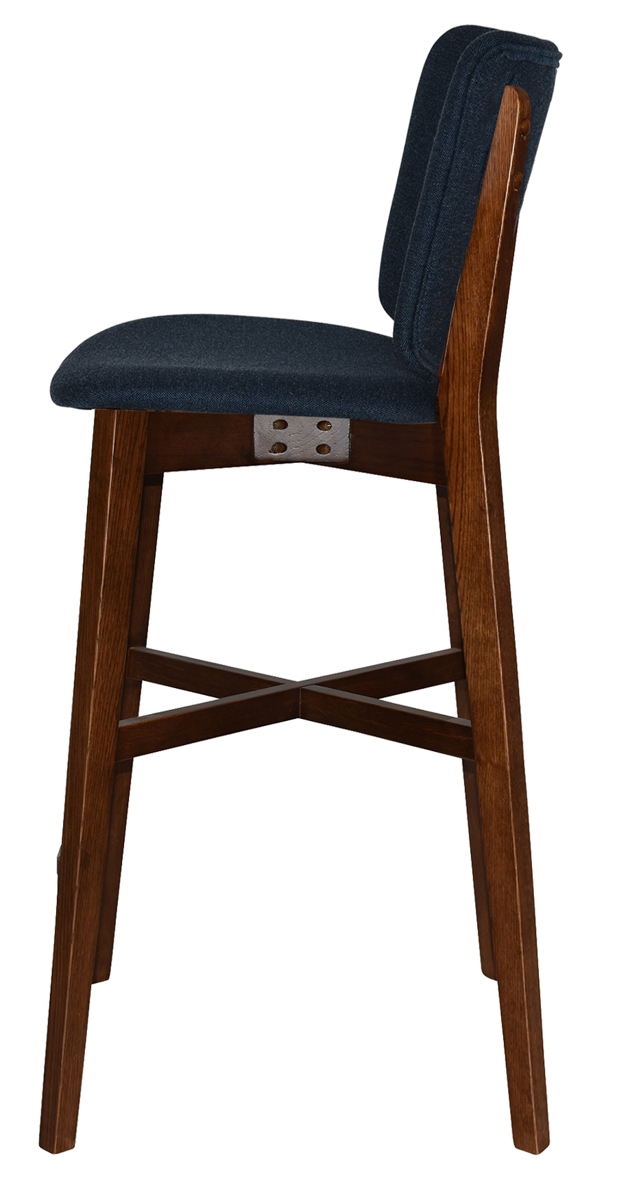 EZ STOOL DAKOTA UPH 2 LIGHTWALNUT - GRAVITY NAVY