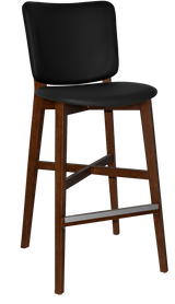 EZ STOOL DAKOTA UPH 2 LIGHTWALNUT - GRAVITY NAVY