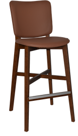 EZ STOOL DAKOTA UPH 2 LIGHTWALNUT - GRAVITY NAVY