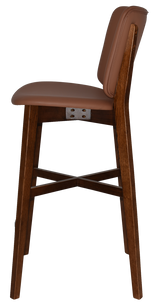 EZ STOOL DAKOTA UPH 2 LIGHTWALNUT - GRAVITY NAVY