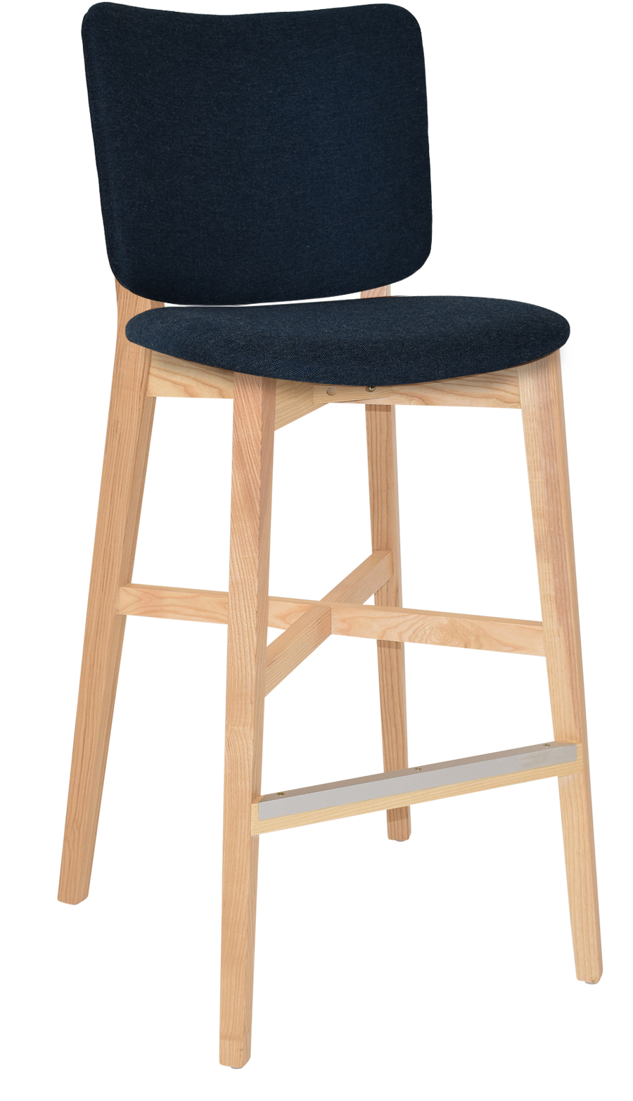 EZ STOOL DAKOTA UPH 2 NATURAL - GRAVITY NAVY