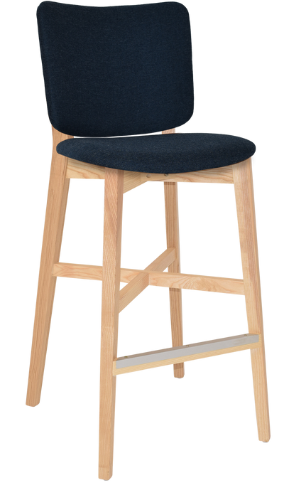 EZ STOOL DAKOTA UPH 2 NATURAL - GRAVITY NAVY