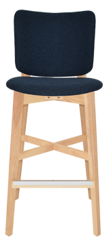 EZ STOOL DAKOTA UPH 2 NATURAL - GRAVITY NAVY
