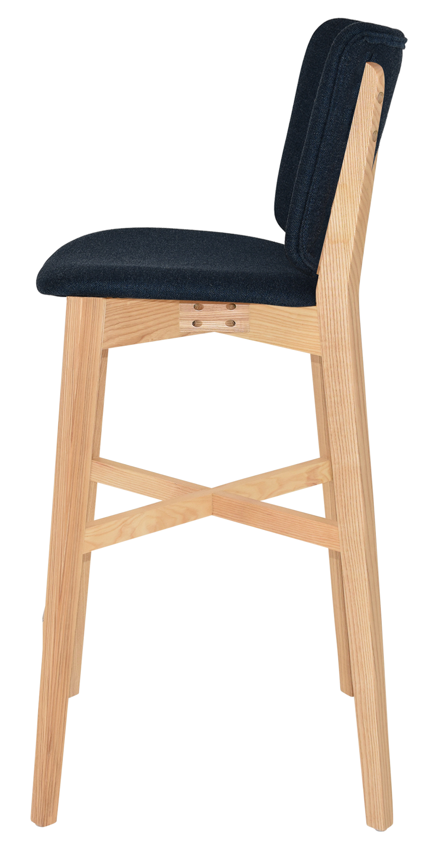 EZ STOOL DAKOTA UPH 2 NATURAL - GRAVITY NAVY