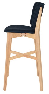 EZ STOOL DAKOTA UPH 2 NATURAL - GRAVITY NAVY