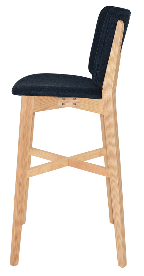 EZ STOOL DAKOTA UPH 2 NATURAL - GRAVITY NAVY