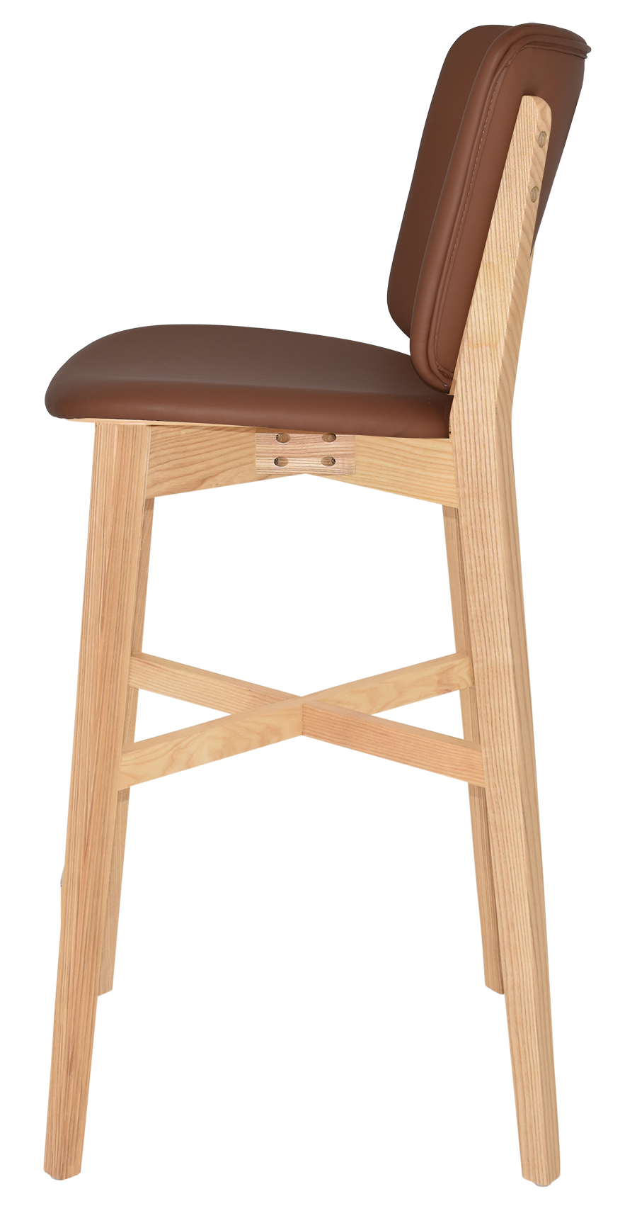 EZ STOOL DAKOTA UPH 2 NATURAL - GRAVITY NAVY