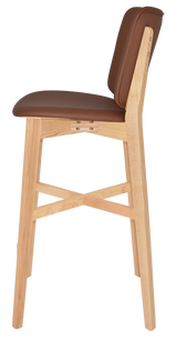 EZ STOOL DAKOTA UPH 2 NATURAL - GRAVITY NAVY
