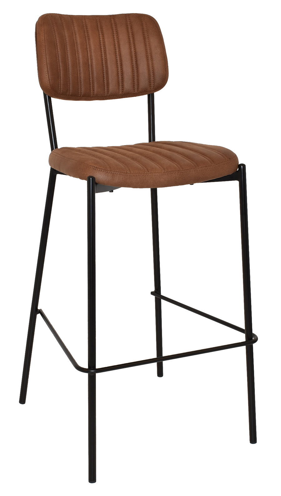 EZ STOOL KANSAS BLACK - EASTWOOD TAN (BACK & SEAT)