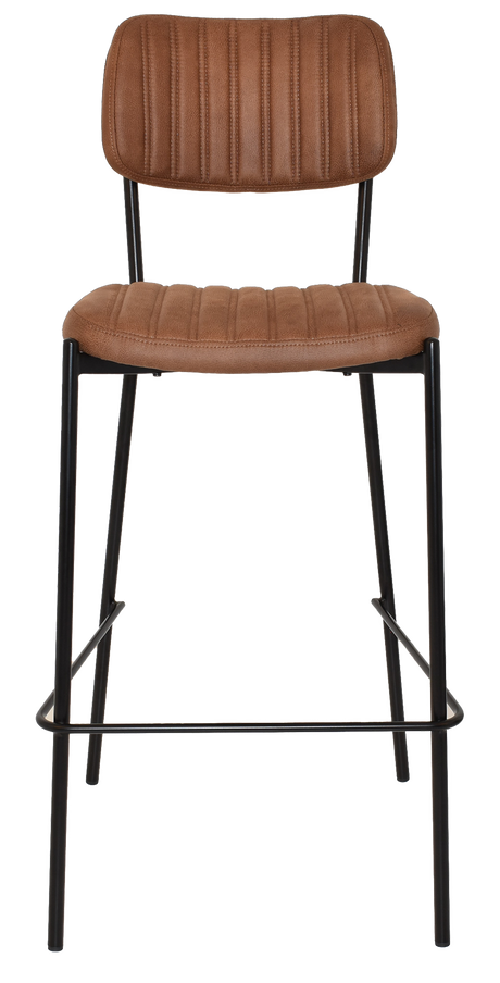 EZ STOOL KANSAS BLACK - EASTWOOD TAN (BACK & SEAT)