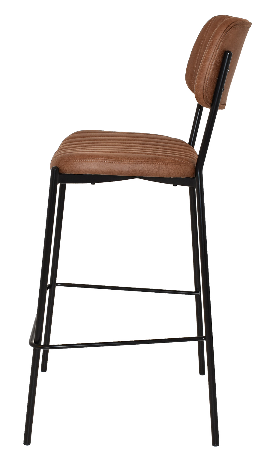 EZ STOOL KANSAS BLACK - EASTWOOD TAN (BACK & SEAT)