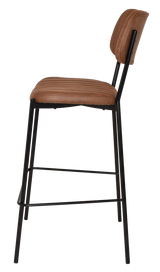 EZ STOOL KANSAS BLACK - EASTWOOD TAN (BACK & SEAT)