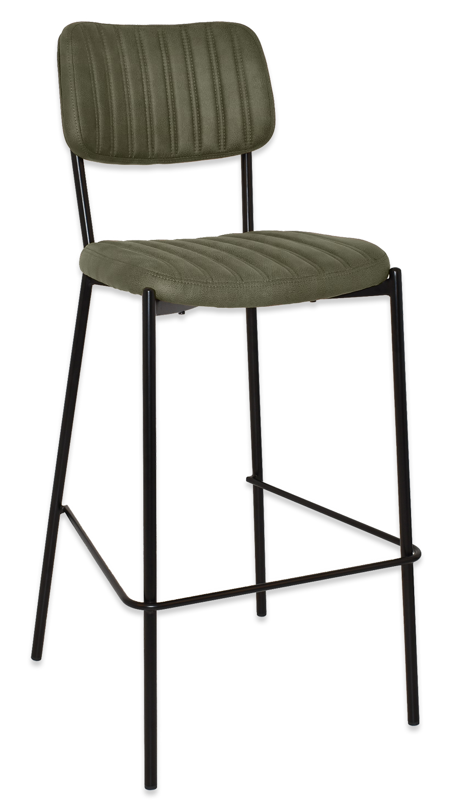 EZ STOOL KANSAS BLACK - EASTWOOD TAN (BACK & SEAT)