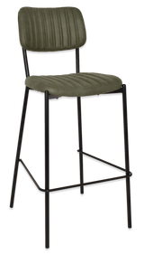 EZ STOOL KANSAS BLACK - EASTWOOD TAN (BACK & SEAT)