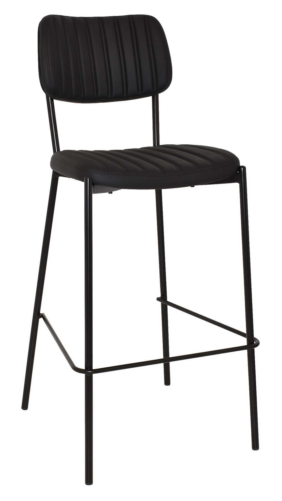 EZ STOOL KANSAS BLACK - EASTWOOD TAN (BACK & SEAT)