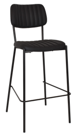 EZ STOOL KANSAS BLACK - EASTWOOD TAN (BACK & SEAT)