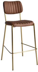 EZ STOOL KANSAS BLACK - EASTWOOD TAN (BACK & SEAT)