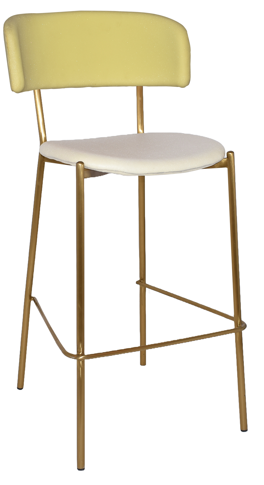EZ STOOL LUGANO BLACK - UNUPHOLSTERED (BACK & SEAT)
