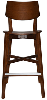 EZ STOOL PHOENIX LIGHT WALNUT