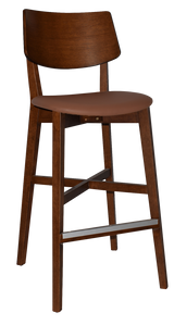 EZ STOOL PHOENIX LIGHT WALNUT