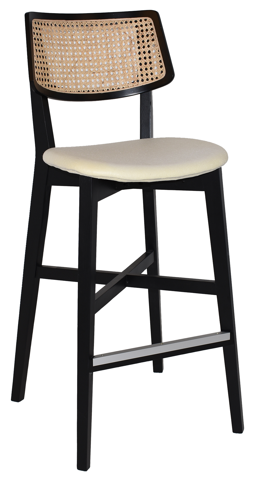 EZ STOOL PHOENIX RATTAN BLACK
