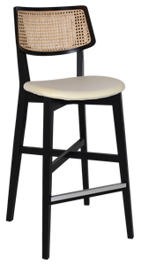 EZ STOOL PHOENIX RATTAN BLACK