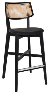 EZ STOOL PHOENIX RATTAN BLACK