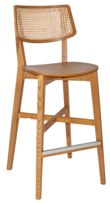 EZ STOOL PHOENIX RATTAN BLACK