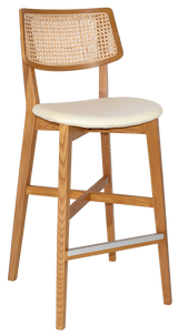 EZ STOOL PHOENIX RATTAN BLACK