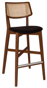 EZ STOOL PHOENIX RATTAN BLACK