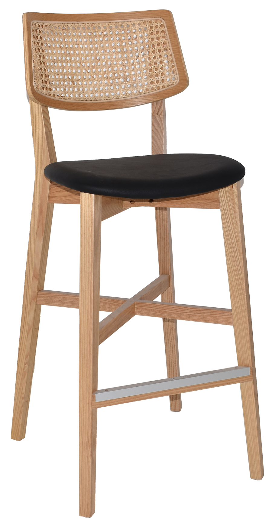 EZ STOOL PHOENIX RATTAN BLACK