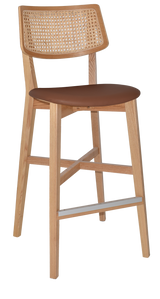 EZ STOOL PHOENIX RATTAN BLACK