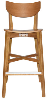 EZ STOOL RIALTO LIGHTOAK