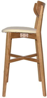 EZ STOOL RIALTO LIGHTOAK