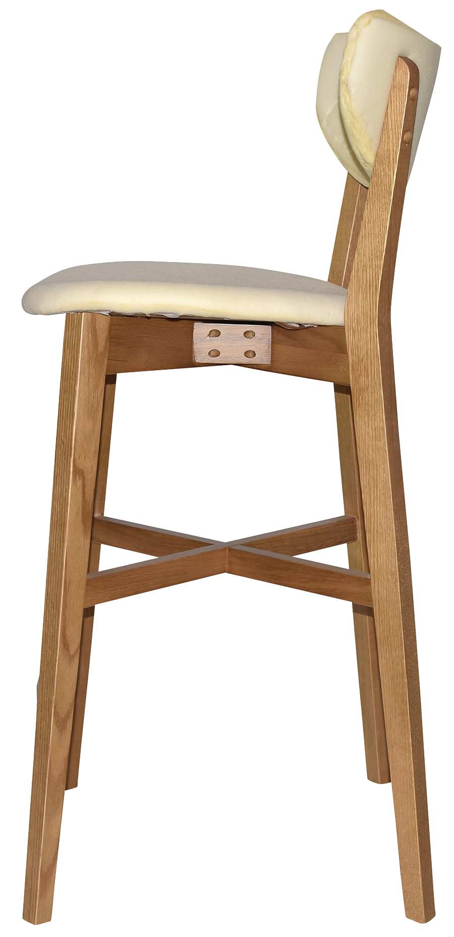 EZ STOOL RIALTO LIGHTOAK