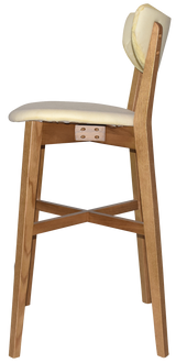 EZ STOOL RIALTO LIGHTOAK