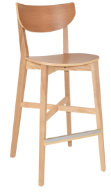 EZ Rialto Stained Solid Timber Framed Barstool